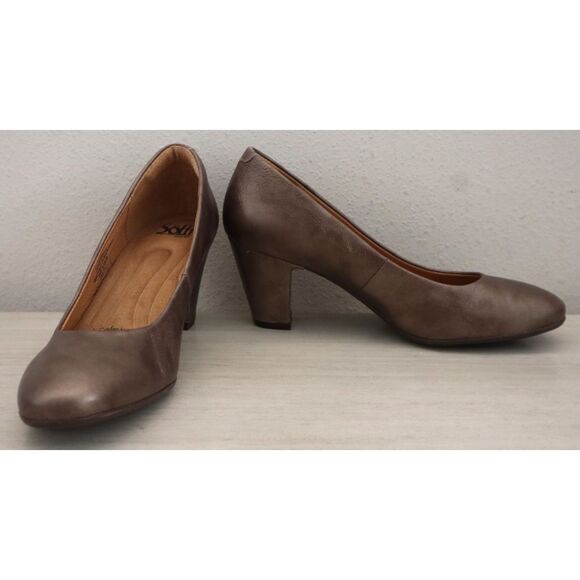 Sofft SF0072900 Women's Sz 8M Bronze Metallic Leather Lana Signature Pumps - Picture 13 of 14
